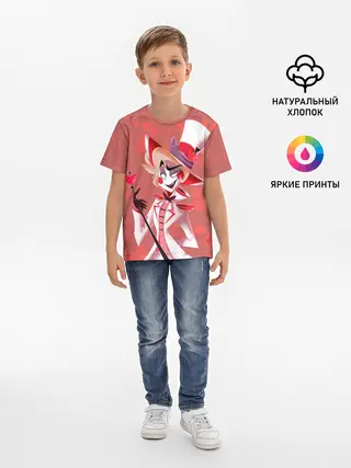 Детская базовая футболка / Отель хазбин