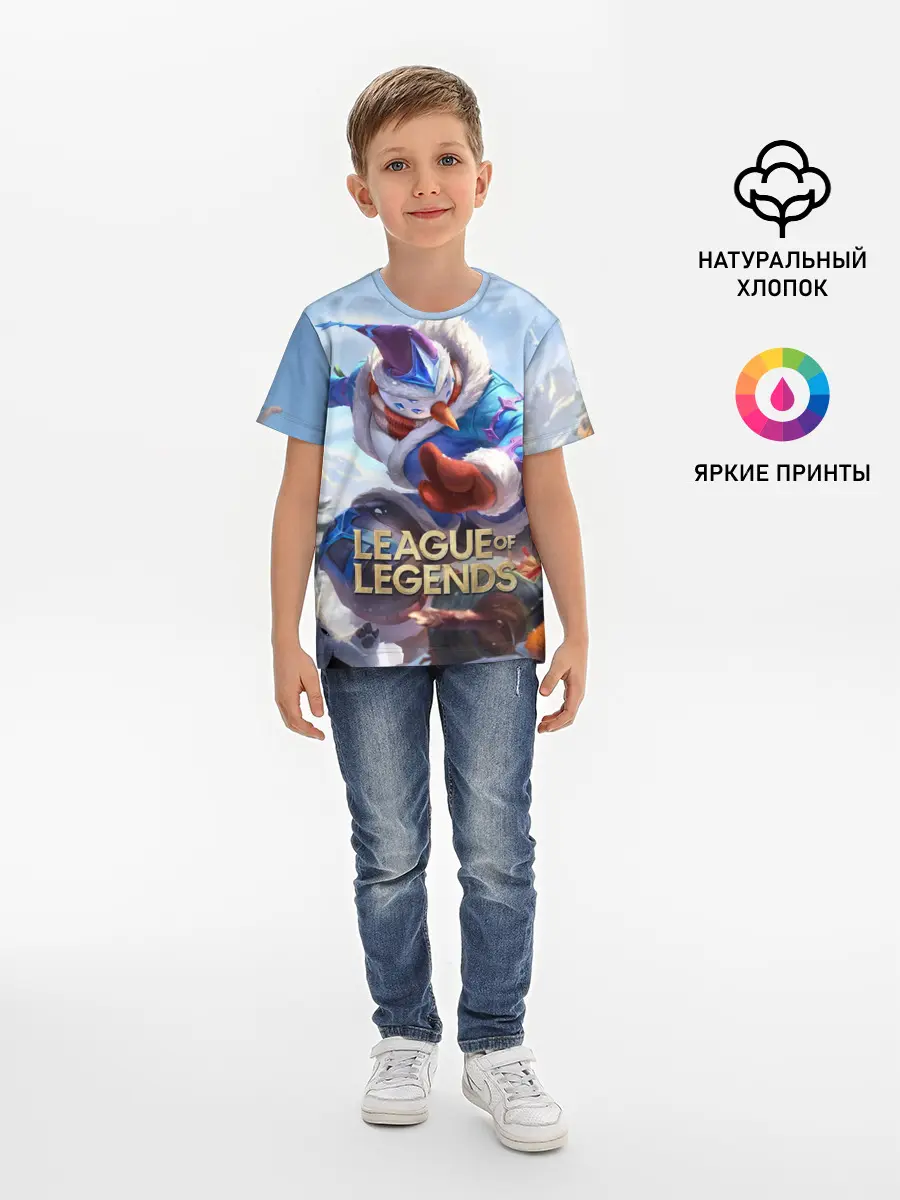 Детская базовая футболка / League of Legends МАСТЕР ЙИ