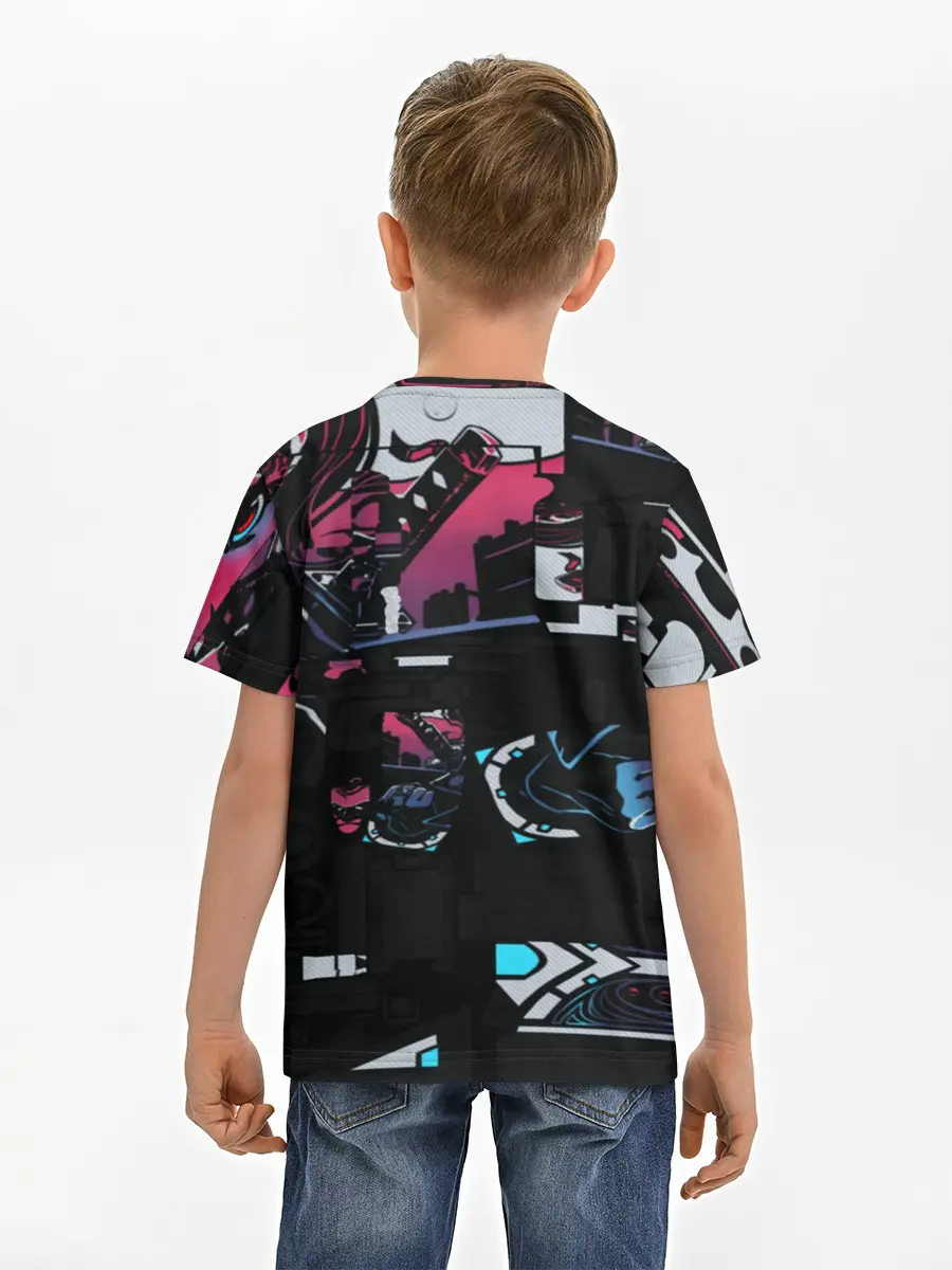 Детская базовая футболка / Неонуар | CS:GO