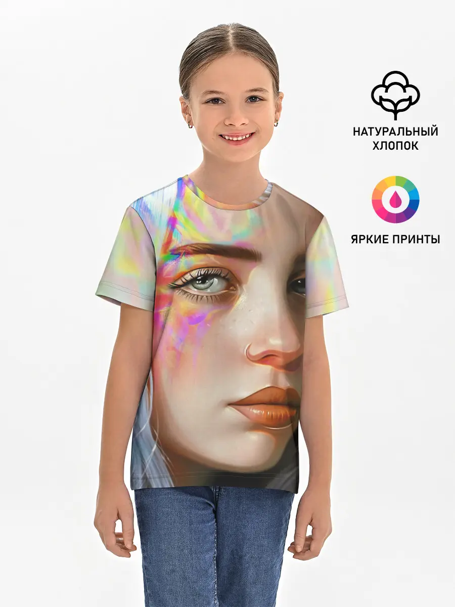 Детская базовая футболка / Билли Айлиш