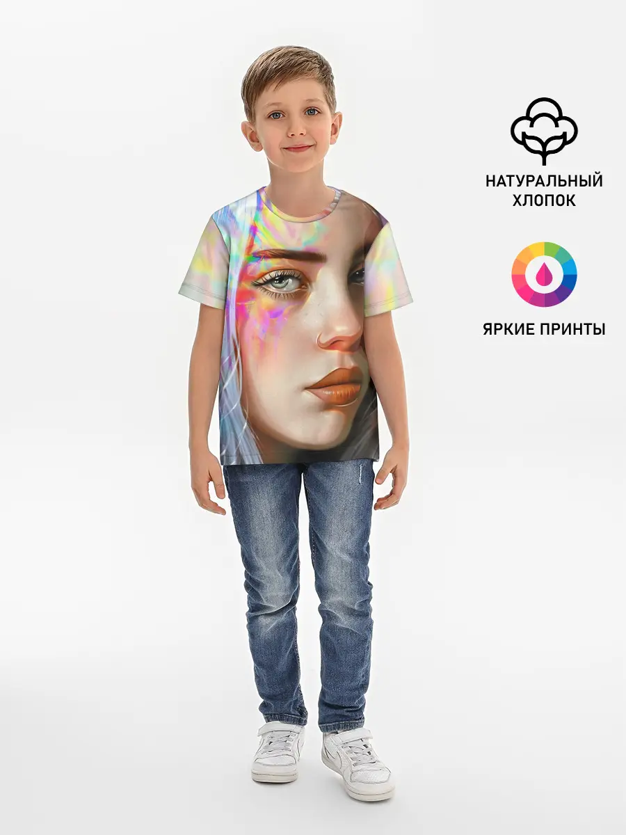 Детская базовая футболка / Билли Айлиш