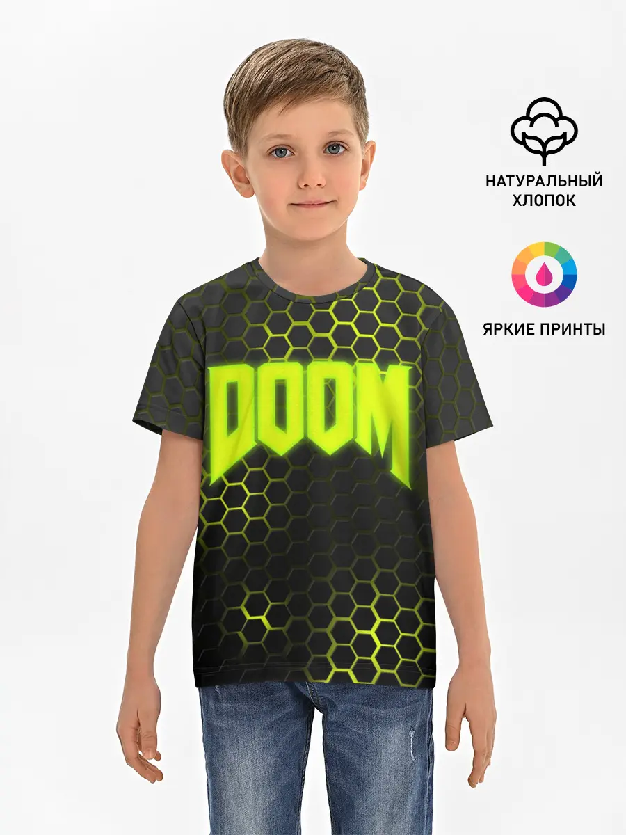 Детская базовая футболка / DOOM