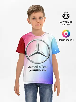 Детская базовая футболка / MERCEDES / МЕРСЕДЕС
