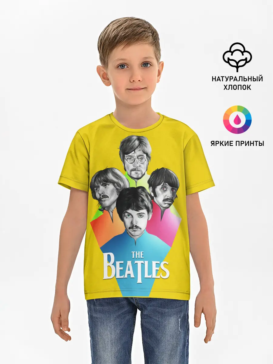 Детская базовая футболка / Банда Битлов