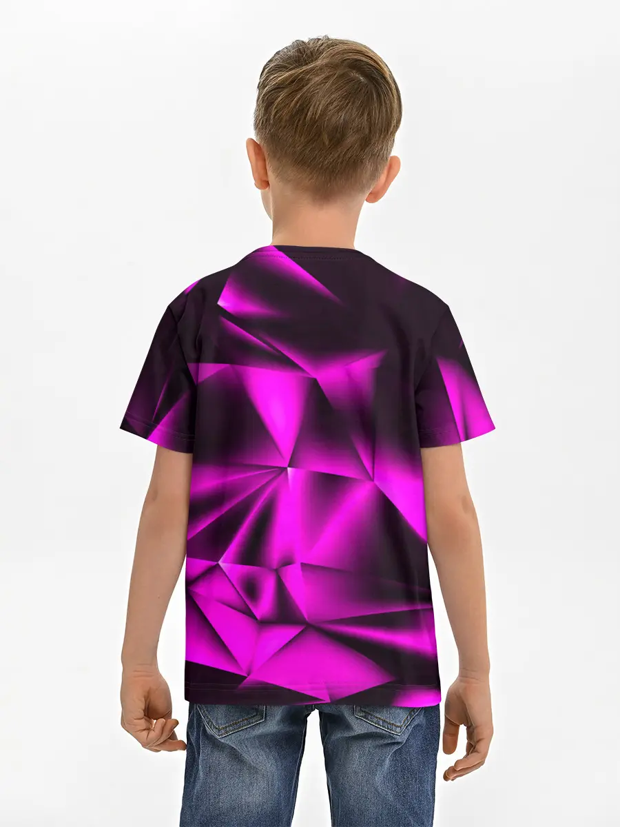 Детская базовая футболка / НЕОНОВАЯ ТЕКСТУРА