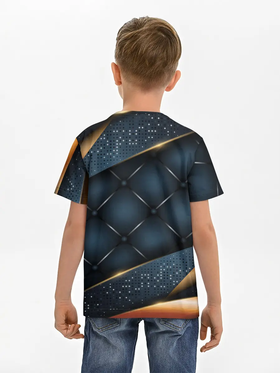 Детская базовая футболка / 3D VIP GOLD CORNERS