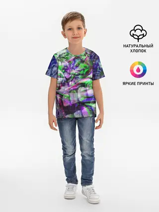 Детская базовая футболка / Граффити на стене