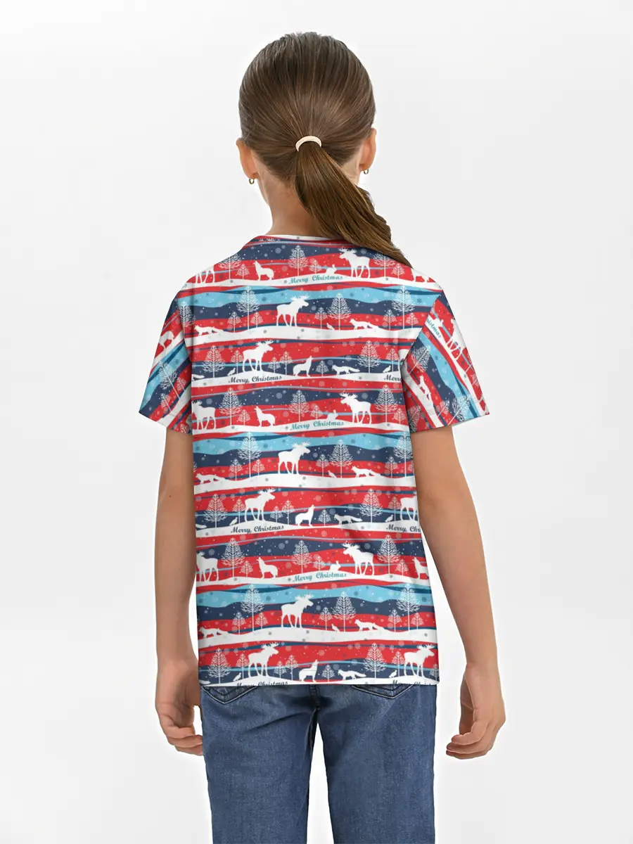 Детская базовая футболка / Merry Christmas