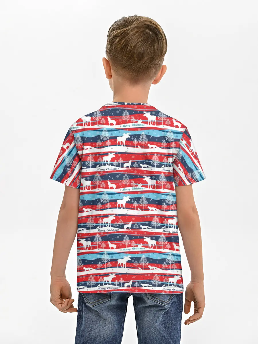 Детская базовая футболка / Merry Christmas
