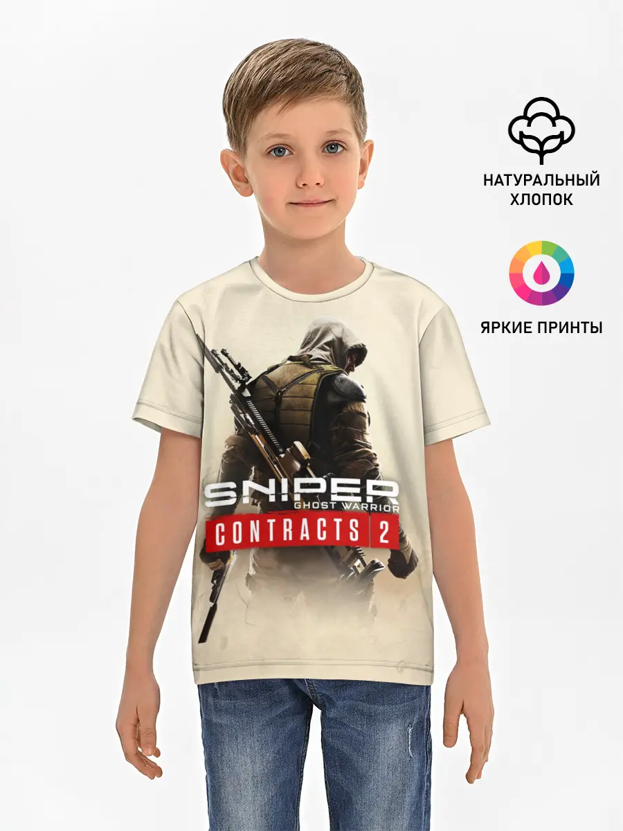 Детская базовая футболка / Sniper Ghost Warrior Contracts