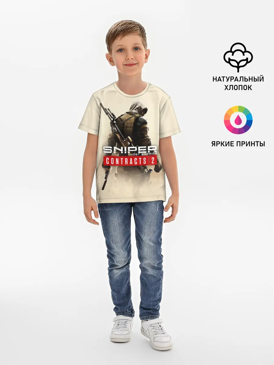 Детская базовая футболка / Sniper Ghost Warrior Contracts