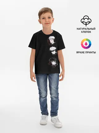 Детская базовая футболка / JUJUTSU KAISEN три головы