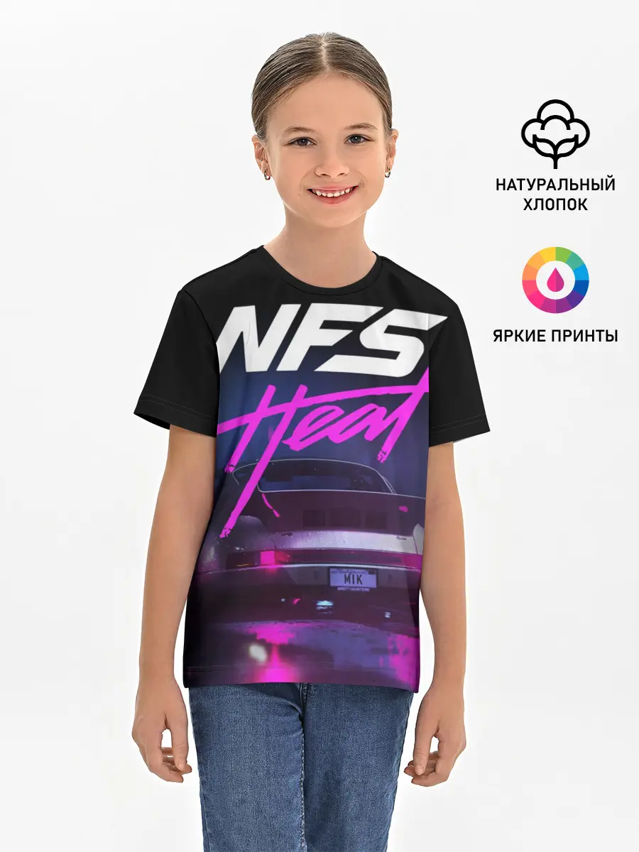 Детская базовая футболка / Need For Speed Heat