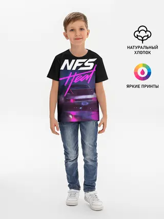 Детская базовая футболка / Need For Speed Heat