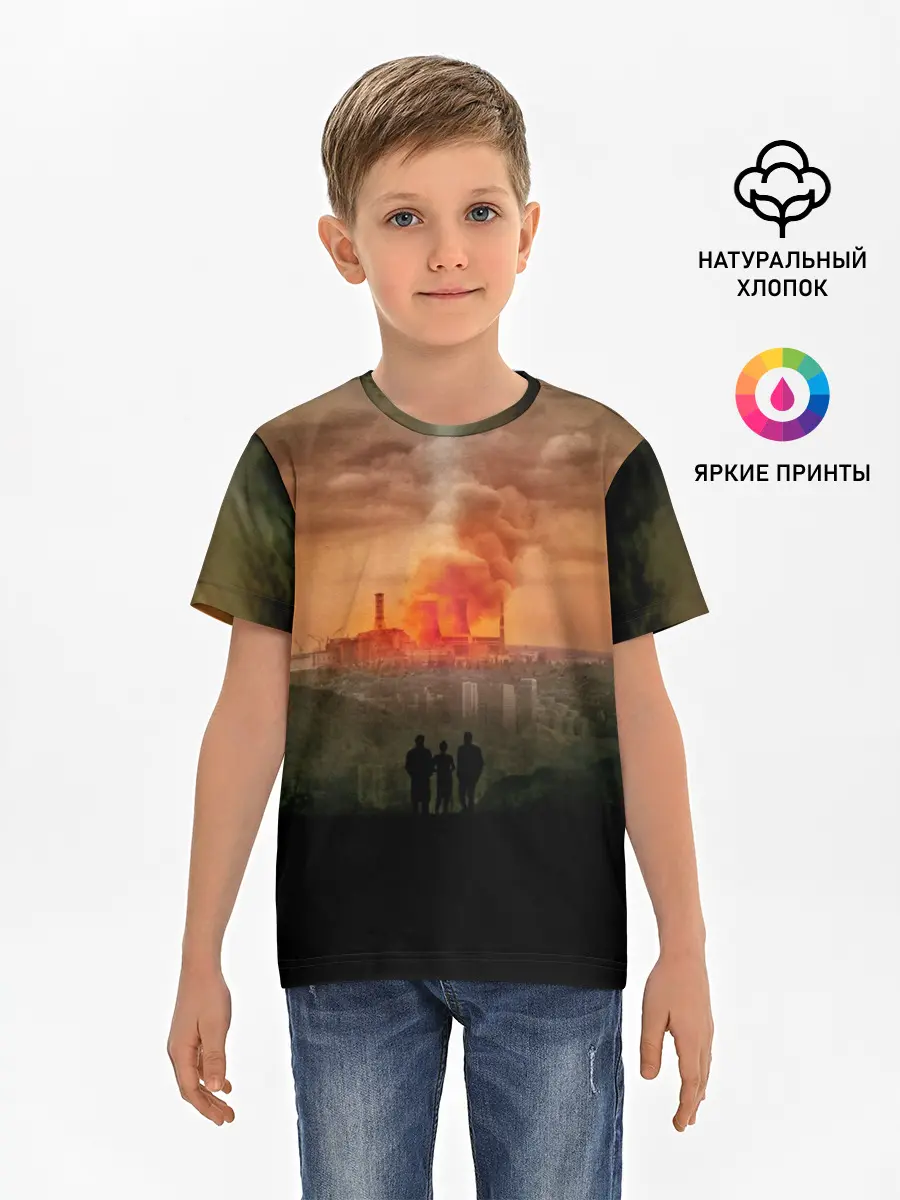 Детская базовая футболка / Чернобыль 9