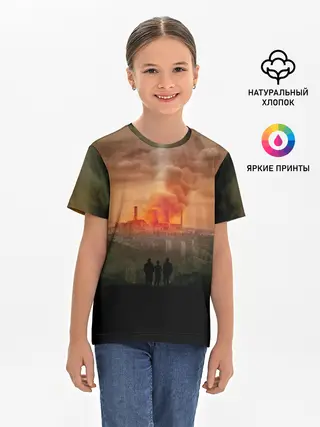 Детская базовая футболка / Чернобыль 9