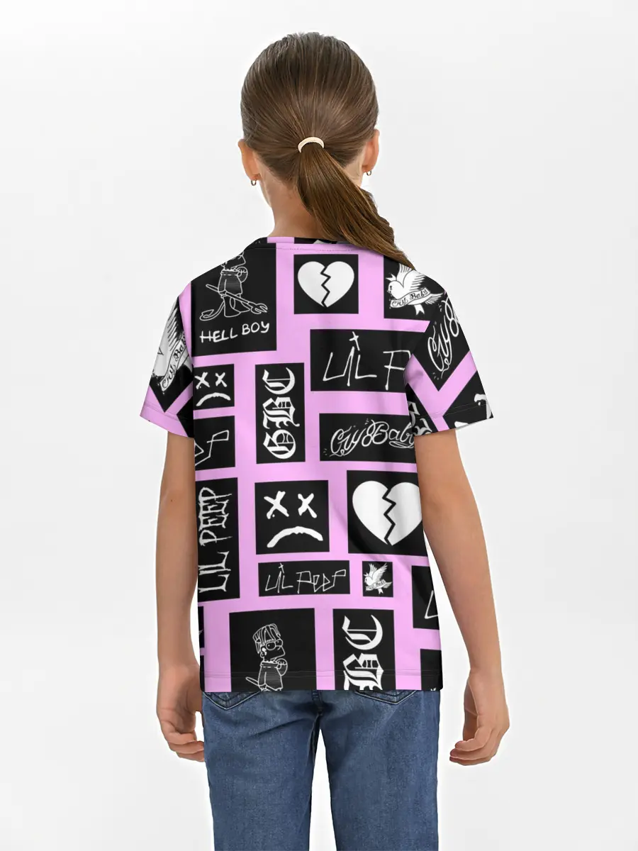 Детская базовая футболка / LIL PEEP