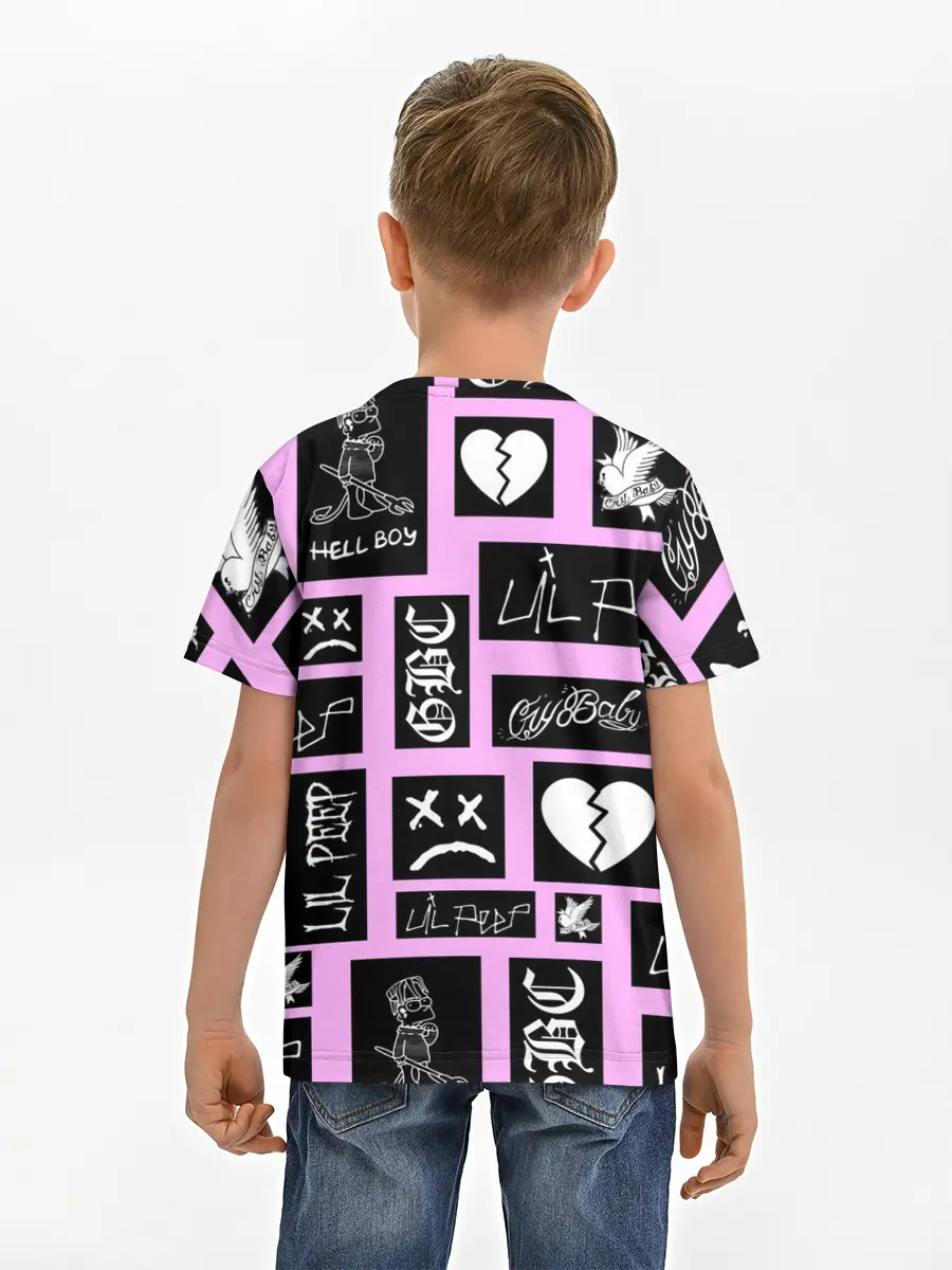 Детская базовая футболка / LIL PEEP