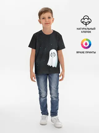 Детская базовая футболка / A Lonely Ghost