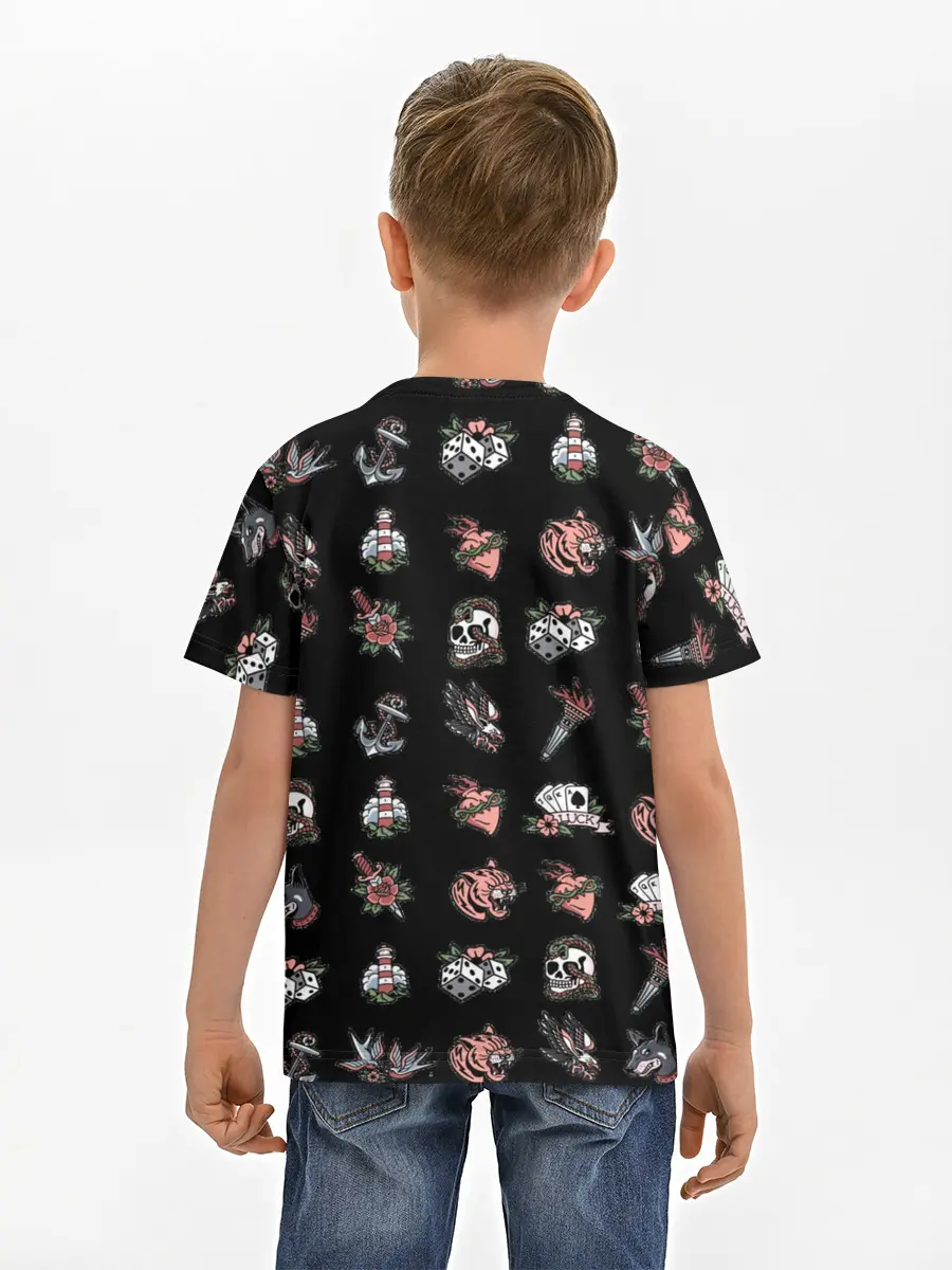 Детская базовая футболка / Уличные эмблемы