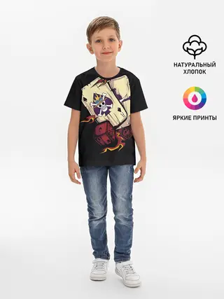 Детская базовая футболка / Большой куш карты