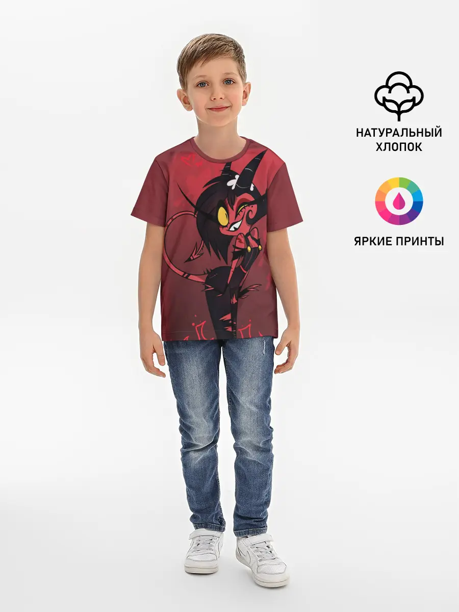 Детская базовая футболка / Отель Хазбин