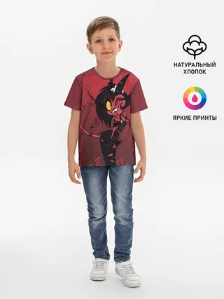 Детская базовая футболка / Отель Хазбин