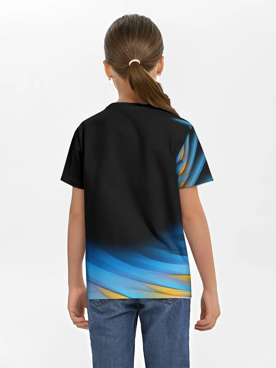 Детская базовая футболка / Россия спорт