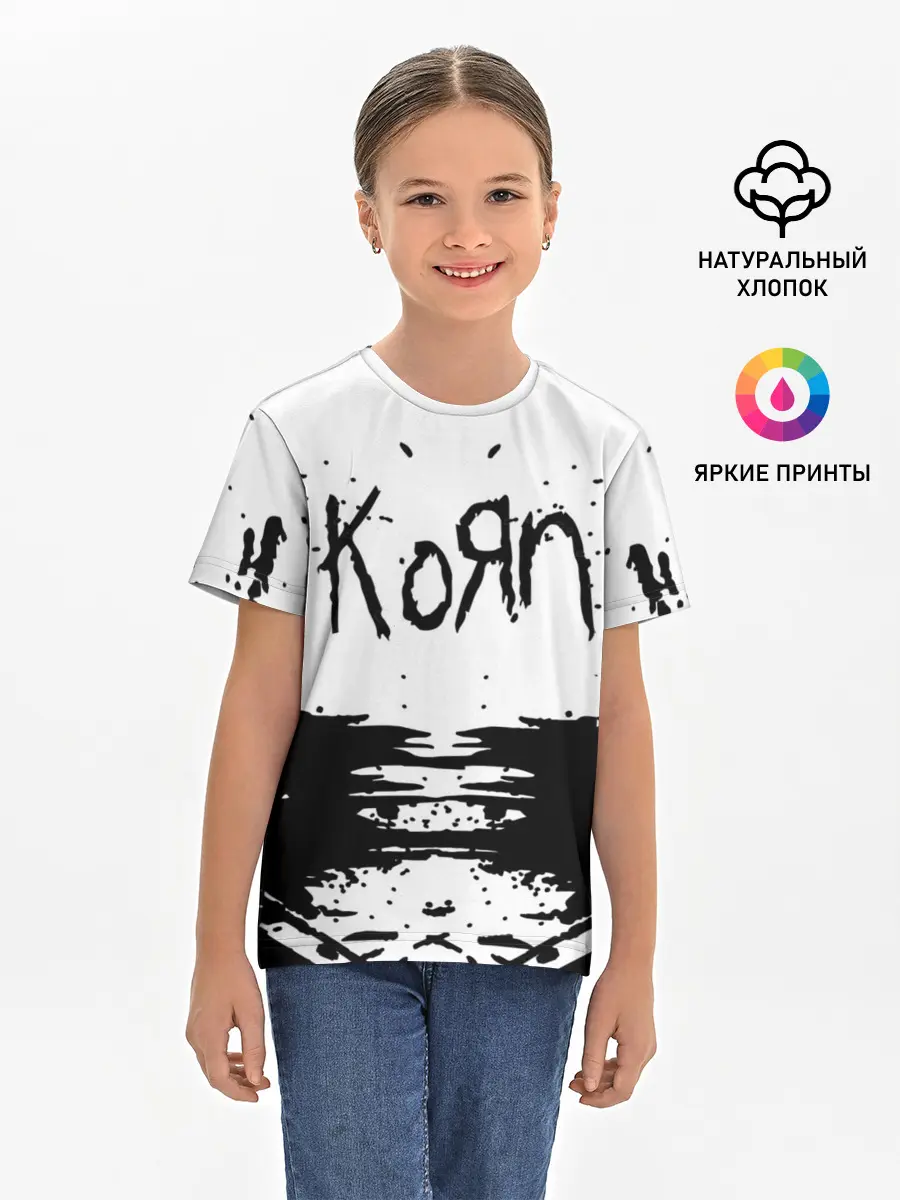 Детская базовая футболка / korn