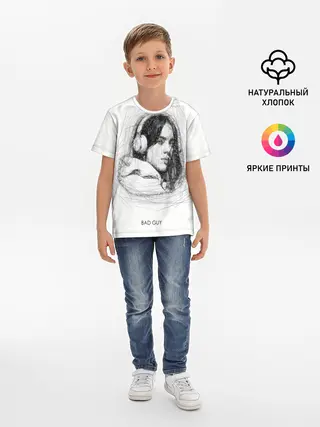 Детская базовая футболка / Billie Eilish