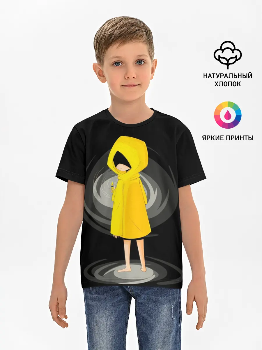 Детская базовая футболка / Little Nightmares с Зажигалкой