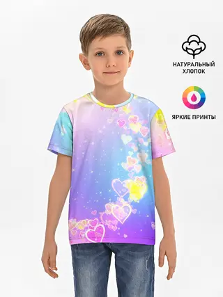 Детская базовая футболка / ЛЮБОВЬ ГРАДИЕНТ