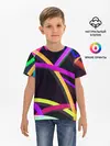 Детская базовая футболка / Светящиеся полосы