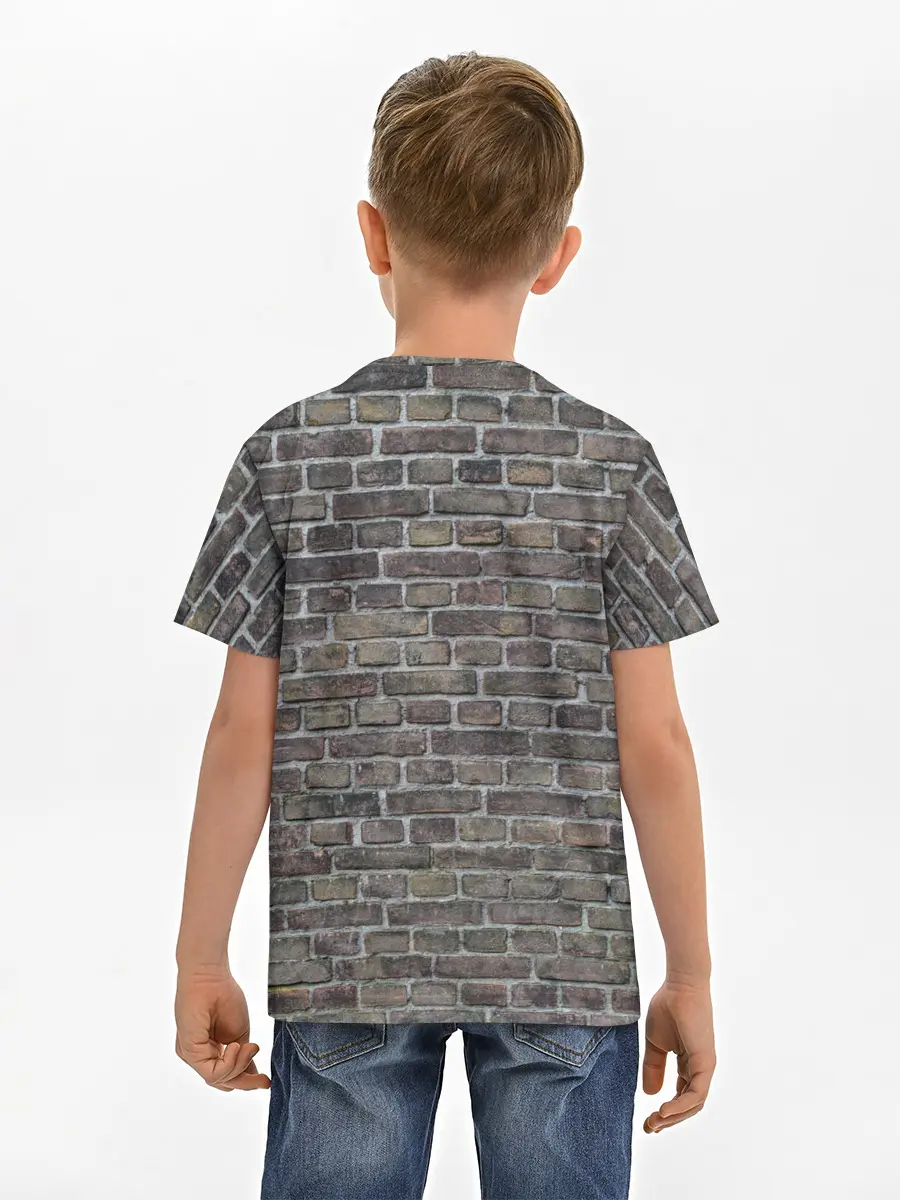 Детская базовая футболка / кирпич