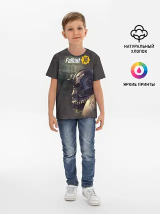Детская базовая футболка / Fallout 76