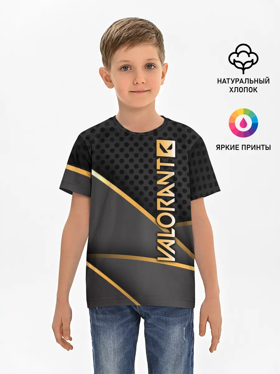 Детская базовая футболка / Valorant