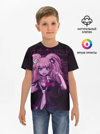 Детская базовая футболка / Джунко Эношима Данганронпа