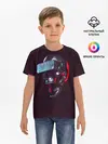 Детская базовая футболка / Череп с VR