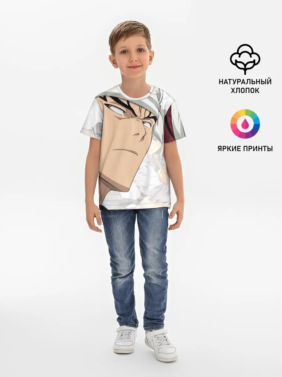 Детская базовая футболка / Bleach Anime Abarai Renji