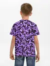 Детская базовая футболка / Сиреневые бабочки
