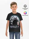 Детская базовая футболка / What Cat