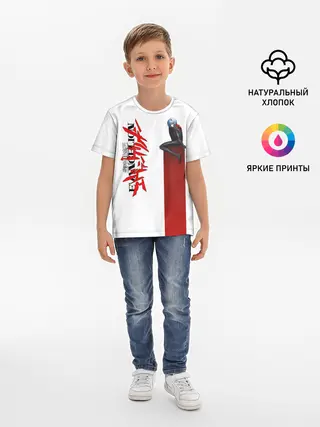 Детская базовая футболка / EVANGELION | ПИЛОТ EVA