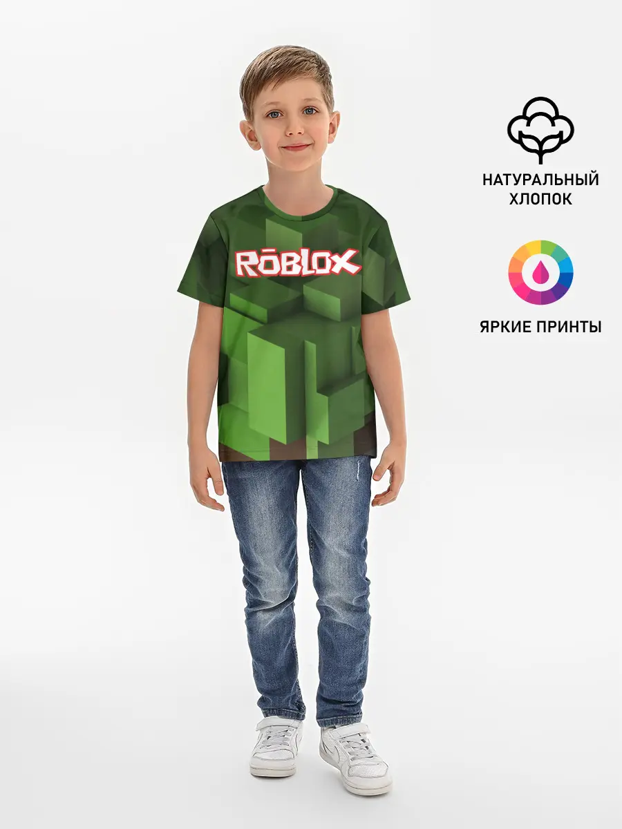 Детская базовая футболка / Roblox