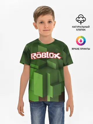 Детская базовая футболка / Roblox