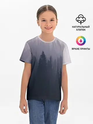 Детская базовая футболка / Лесок