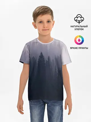 Детская базовая футболка / Лесок