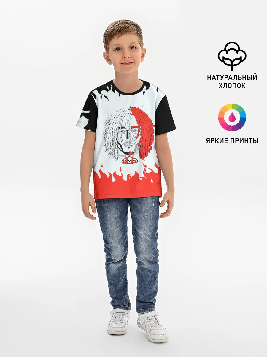 Детская базовая футболка / LIL PUMP | ЛИЛ ПАМП