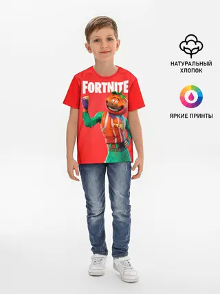 Детская базовая футболка / Fortnite