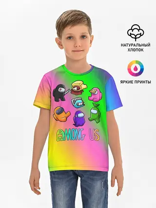 Детская базовая футболка / AMONG US