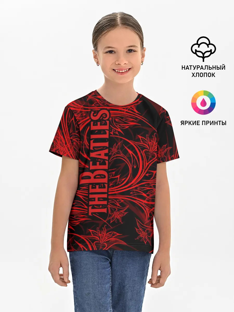 Детская базовая футболка / The Beatles